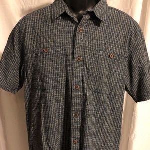 Patagonia Mens Medium Short Sleeve Button Front